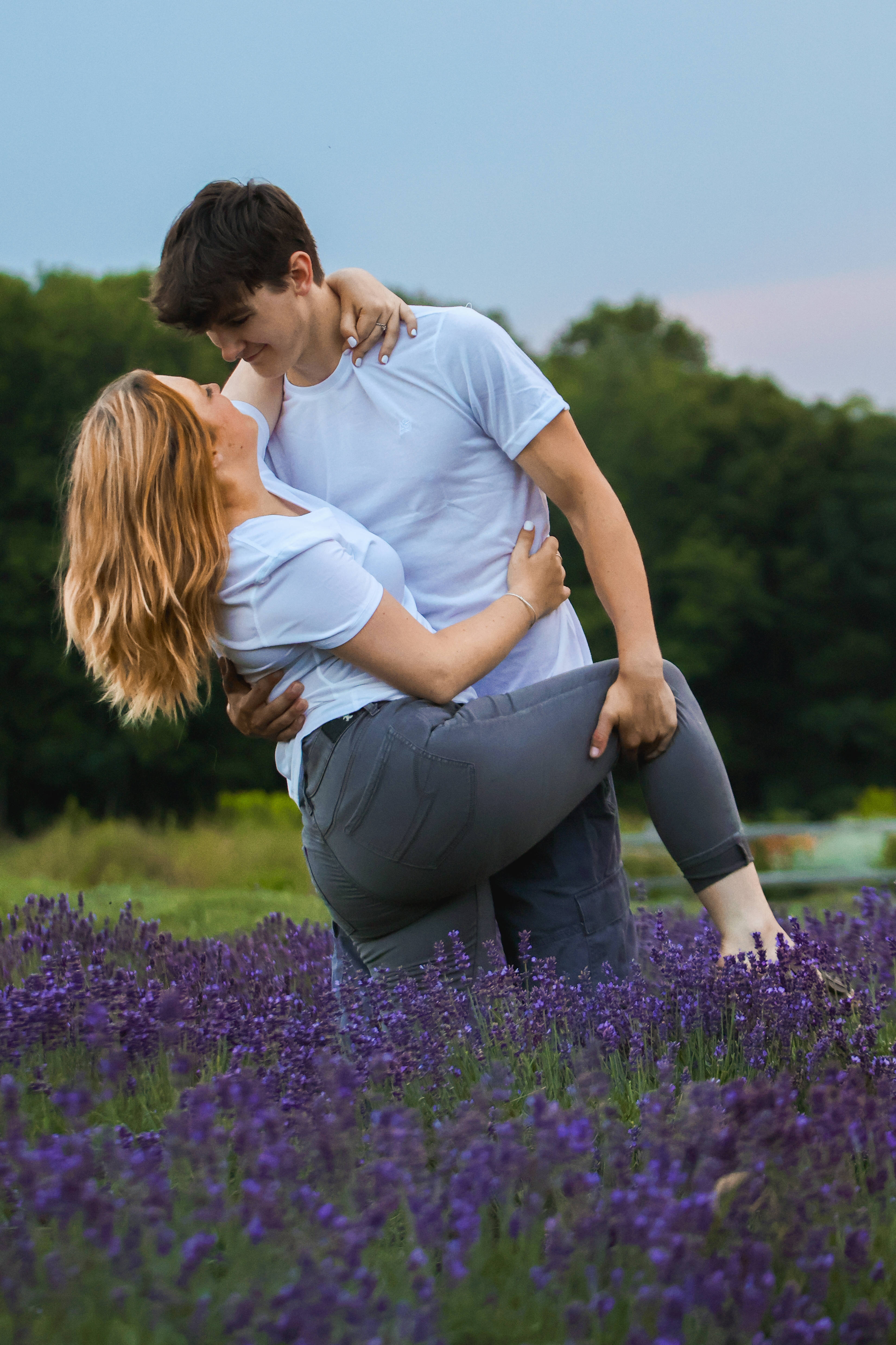 Couple Dip In Lavender